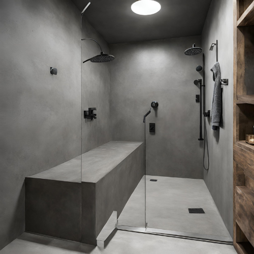 Béton ciré | Kit pour Douche, Comptoirs, et Sols